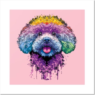 Cute Bolognese Dog Artwork Posters and Art